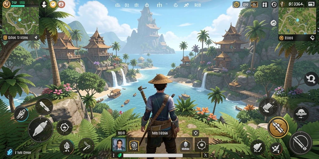 Tampilan menakjubkan dari gameplay Open World 8364.