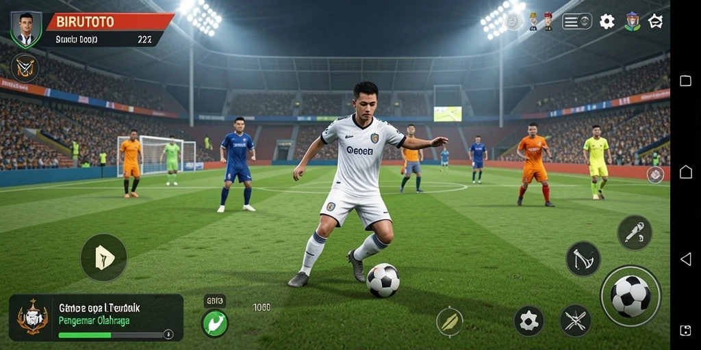 Tampilan gameplay BIRUTOTO yang seru dan menegangkan di lapangan.